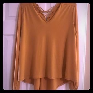 Gold Jennifer Lopez Blouse